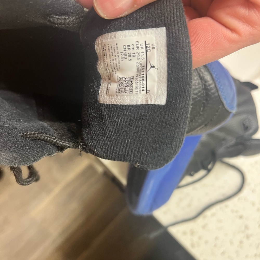 Jordan size12 used but still good shape